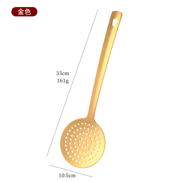 Luxe Culinary Touch: Gold Spoon Set