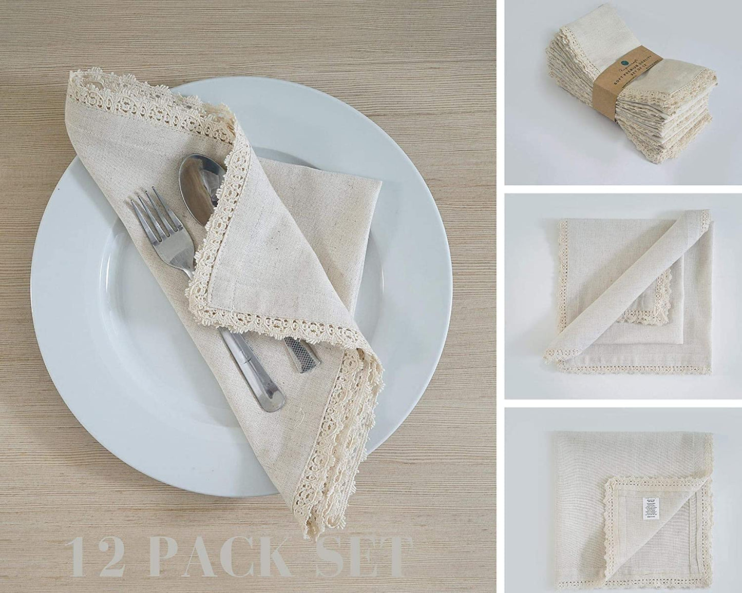 Fingercraft 12-Pack Modern Luxe Napkins