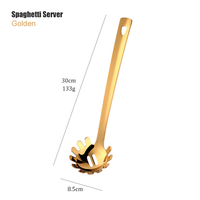 Luxe Culinary Touch: Gold Spoon Set