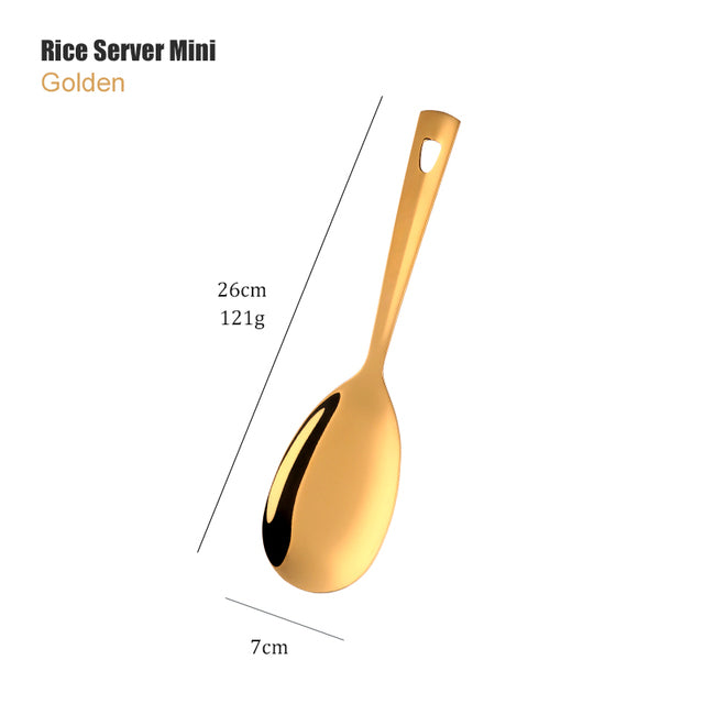 Luxe Culinary Touch: Gold Spoon Set