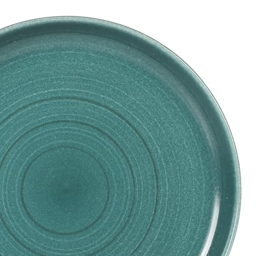 Gibson Elite Matisse 16 Piece Double Bowl Dinnerware Set, Cobalt Blue