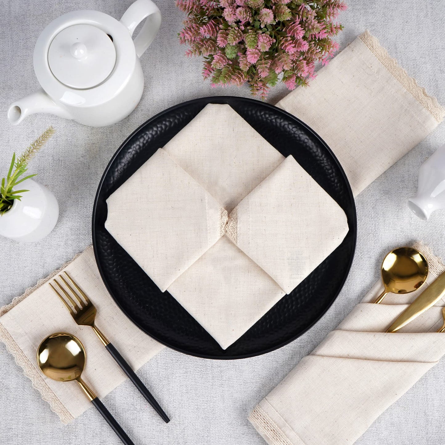 Fingercraft 12-Pack Modern Luxe Napkins
