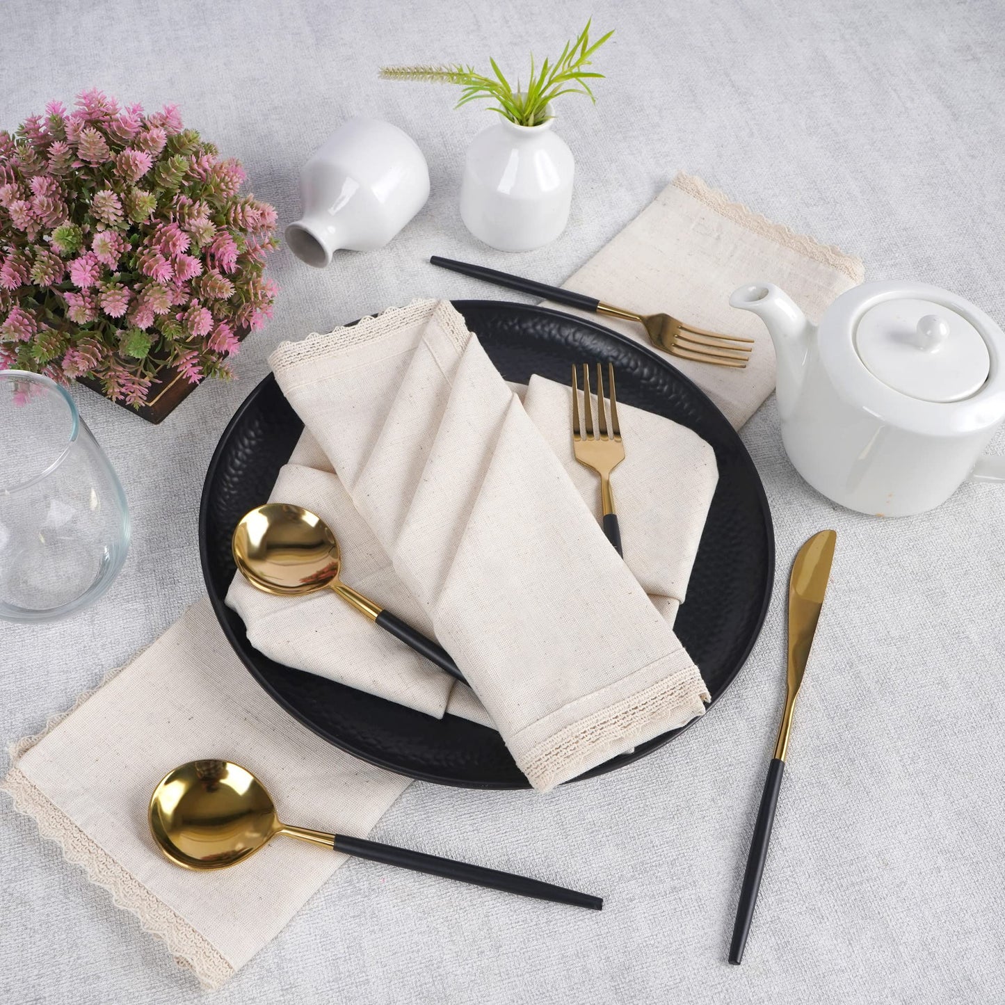 Fingercraft 12-Pack Modern Luxe Napkins