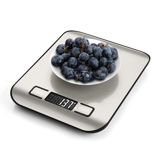 Sleek Tech Measures:LCD Display Kitchen Scale