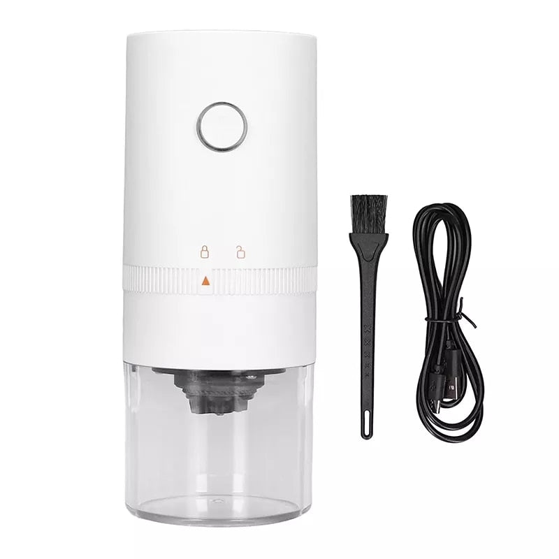 Rodanny Electric Coffee Grinder Automatic Beans Mill Portable Espresso Machine Maker For Cafe Home Travel USB Rechargeable